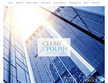 Tablet Screenshot of cleanandpolish.com